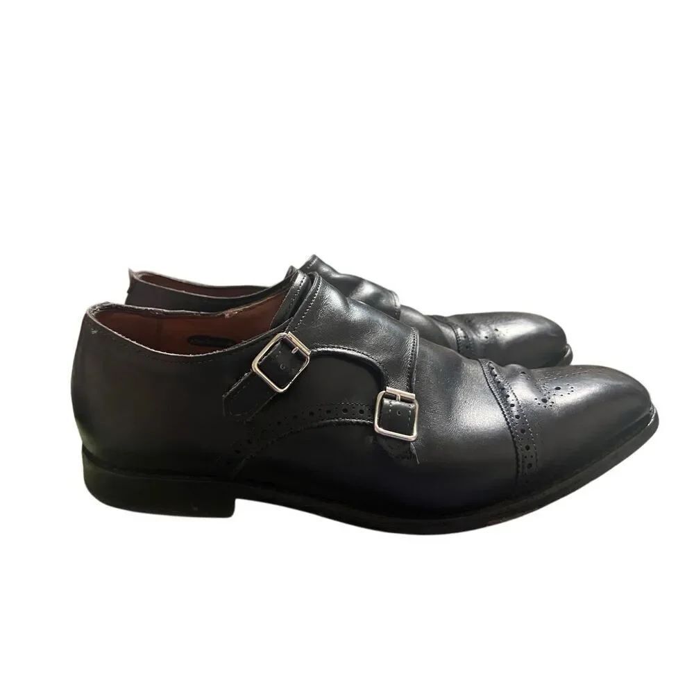Allen Edmonds St. John's Double Monk Strap Dress Shoes Sz 12D
